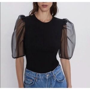 Zara Puff Sleeve Top